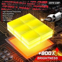 Ampoule LED H7 HYNBYZJ 50W 20000LM Plug-and-Play avec phare intégré, ampoules de phare LED H7, faisceau haut et bas, phare LED de voiture H7