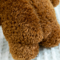 En gros, Peluche Timmy Bear en forme de châtaigne simulée, adorable, en forme d'animal, poupée de compagnie réconfortante et moelleuse, en coton PP de haute qualité