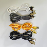 Nouveau produit Electroplate 1M câble de données USB type-c Micro éclairage câble de charge rapide USB pour SAMSUNG IPHONE