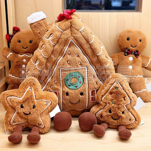 Jellycats Jc Llavero de Peluche Navideño: Casa de Galleta, Hombre de Galleta, Árbol de Galleta, Bordado, Peluche Súper Suave, Regalo - Product Image 2