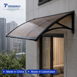 Panneau de toiture léger et imperméable en <span class=keywords><strong>polycarbonate</strong></span> transparent alvéolaire pour auvents de fenêtres et abris de jardin, idéal pour les projets résidentiels (vente en gros) - Product Image 2