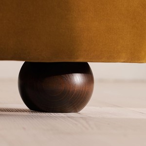 <span class=keywords><strong>Letto</strong></span> <span class=keywords><strong>Matrimoniale</strong></span> Eco-Friendly in Velluto Imbottito Stile Retrò Francese Mid-Century Wabi-Sabi <span class=keywords><strong>con</strong></span> Struttura in Legno di Pino - Product Image 5