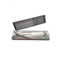 Panneau chauffant infrarouge au quartz ZBW pour four, chauffage infrarouge lointain au quartz pour thermoformage, plaque chauffante IR au quartz pour séchage de peinture
