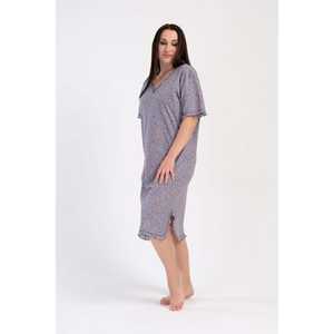 Camisón de Noche para Mujer Talla XXL con Lazo y Cuello en V, Estilo Abuela - Product Image 4