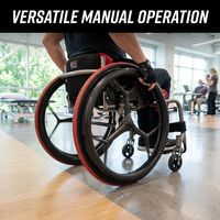 Fauteuil roulant sport de luxe en aluminium CA9886LQ, haute résistance, léger, certifié CE, manuel, pour usage hospitalier, réadaptation et thérapie