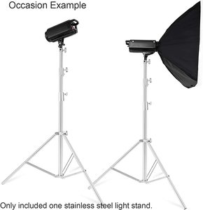 Giá Đỡ Đèn Bằng Thép Không Gỉ 2.8M, Giá Đỡ Ba Chân Chụp Ảnh Chịu Lực Nặng Có Đệm Lò Xo Với Vít Vạn Năng 1/4 Đến 3/8 Thích Ứng - Product Image 4