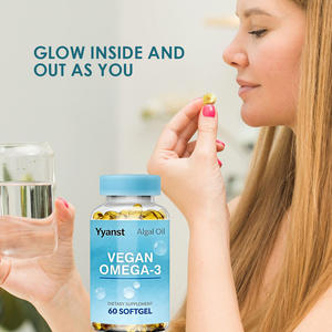 Capsules d'huile d'algues oméga-3 pour adultes OEM/ODM pour le soutien immunitaire et la santé des cheveux, certifiées végétaliennes, naturelles - Product Image 2