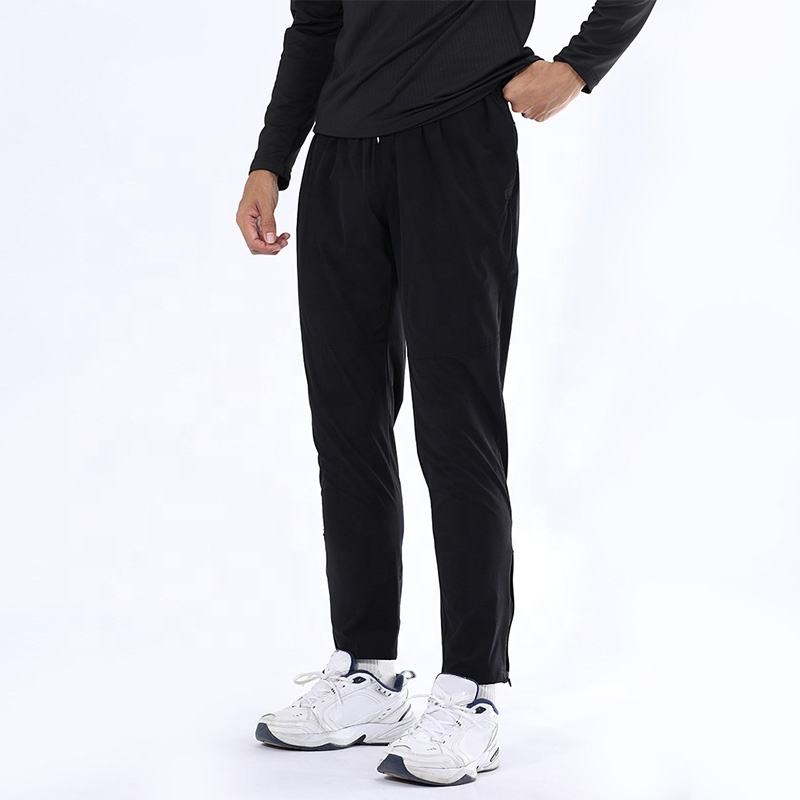 CJQJPNZ Tute Uomo Running Set Casual Sport Giacche Pantaloni Felpa Abbigliamento Sportivo Pista Tute Maschio Fitness Tute 2 Pz, Nero , L - Foto 5