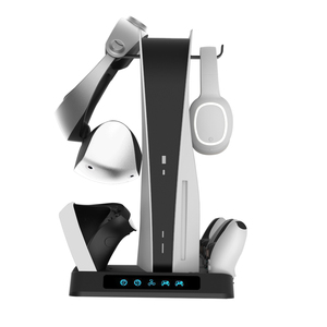 Soporte Vertical ABS, controlador de ventilador de refrigeración, cargador, accesorios de juego para nuevo para estación de carga de consola <span class=keywords><strong>PS5</strong></span> y <span class=keywords><strong>PS</strong></span> <span class=keywords><strong>VR2</strong></span> - Product Image 6