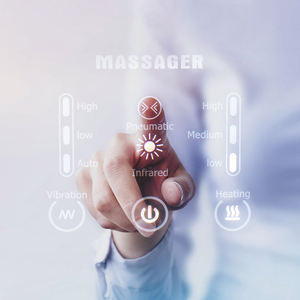 Máquina masajeadora de rodilla con compresa caliente para fisioterapia con logotipo personalizado, masajeador de rodilla con vibración calentada para aliviar el dolor articular - Product Image 5