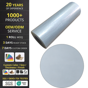 0.5mm Brushed Texture Elasticity 3D Thick PU Film Low Heat <b>Transfer</b> <b>Vinyl</b> Roll HTV for Shirt Clothing/ - Product Image 1