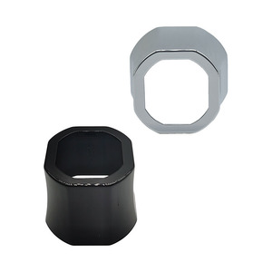 FANKAI Car Headlight Trim Cover 1.5 1.8 Inch Black Plastic Decorative Lens Hood For LED Matrix <b>Projector</b> <b>Light</b> - Product Image 2