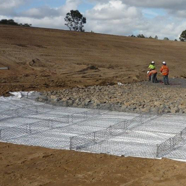 Galfan 240g/m2 со стандартом ASTM тяжелый оцинкованный коробчатый габион 8x10 матрас 6x8 wire2.7mm перфорированная сетка каменные клетки шестиугольными отверстиями мешок