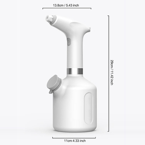 Bouteille de Pulvérisation Électrique de Jardin 1L Rechargeable USB sur Batterie à Nano-Brume <span class=keywords><strong>pour</strong></span> Plantes avec Bec d'Extension - Product Image 3