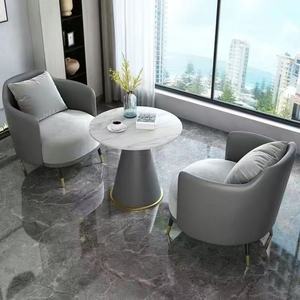 Ensemble de table et de chaises de salle de concert d'hôtel Rock Board, table ronde multicolores, ensemble de table et de chaises de cour, ensemble de table et de chaises de maison - Product Image 3