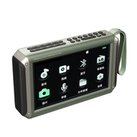 Radio sans fil SANSUI F53 avec écran LED de 4,3 pouces, haut-parleur portable, lecteur MP3, lecteur de carte TF, lecteur vidéo