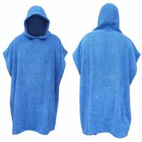 Serviette de plage poncho à capuche personnalisée avec logo brodé et impression numérique pour adultes - Portable, séchage rapide, légère