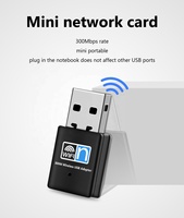 CE ROHS Realtek 8192EU 300Mbps sans fil usb adaptateur wifi dongle pour imprimante android tv box cartes réseau sans fil