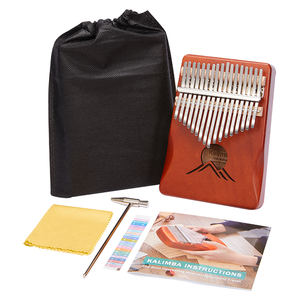 Kalimba en bois à 17 tons de Guangdong |   Piano à pouce léger personnalisé pour cadeaux de vacances, vente en gros, approvisionnement direct d'usine - Product Image 1