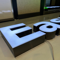 Lettres-enseignes 3D LED personnalisées en acrylique étanches pour extérieur, avec logo alphabétique, pour enseignes commerciales – Vente chaude