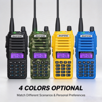 Harga Asli Murah Baofeng UV-82 Dual PTT UHF/VHF Dual Band Walkie Talkie Portabel Baterai 2800mAh Jangkauan 5-10km