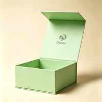 Boîte cadeau rigide en carton avec fermeture magnétique, grand format, logo personnalisé, gaufrage, emballage en papier mat pour la vente au détail haut de gamme