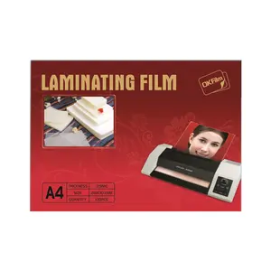 220*307 216*303 a4 laminating pouches 125 mic paper laminate sheet lamination film