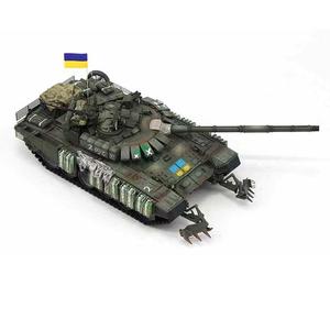 Modèle de réservoir de T-72B3M ukrainien <span class=keywords><strong>1</strong></span>/<span class=keywords><strong>72</strong></span> pour collection de bureau ou ornement - Product Image 6