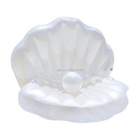 Gonflable Coquillage Piscine Flotteur Shell Piscine Flottant Tour Sur Radeau Chaise pour Piscine
