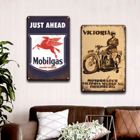 Mayorista Fabricante Estilos Antiguos Decoración Vintage Retro Vintage Carteles de chapa