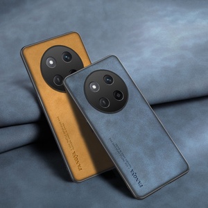 Custodia di Lusso per Uomo d'Affari per <span class=keywords><strong>Honor</strong></span> X60 / X60 Pro / <span class=keywords><strong>Honor</strong></span> X9c in Pelle di Pecora con Protezione Completa per Obiettivo e Retro - Product Image 2