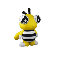 Modèle gonflable promotionnel fait sur commande d'abeille de publicité extérieure utilisé pour l'exposition d'événement de forêt