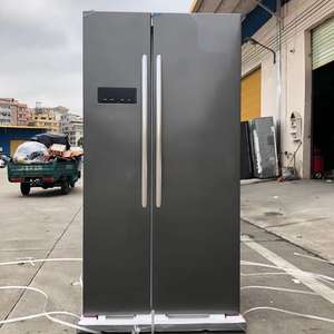 Refrigerador Side by Side Doméstico Plateado Enfriado por Aire con Manijas en las Puertas Ahorro de Energía 560L Doble Puerta - Product Image 4