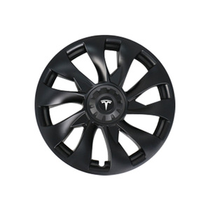 Nouveau design Accessoires d'extérieur de voiture Couvercle de moyeu <span class=keywords><strong>noir</strong></span> de <span class=keywords><strong>18</strong></span> <span class=keywords><strong>pouces</strong></span> <span class=keywords><strong>Enjoliveur</strong></span> de roue chromé de <span class=keywords><strong>18</strong></span> <span class=keywords><strong>pouces</strong></span> pour Tesla Model 3 - Product Image 1