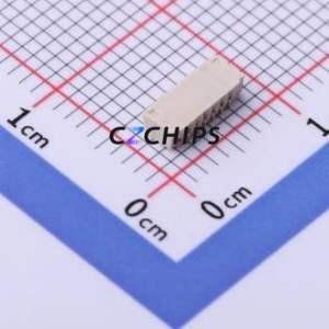 HDGC0802WR-S-6P Wire-to-<b>Board</b> <b>Pin</b> Header SMD,P=0.8mm,Horizontal Mount Connector 1x6P 0.8mm Horizontal Mount 6P - Product Image 2