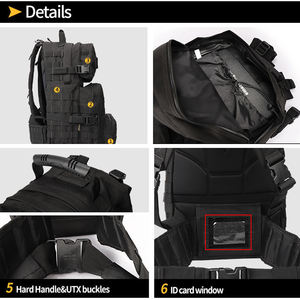 Meilleur budget pas cher énorme grande taille molle 60l hydratation randonnée sac à dos pour ordinateur portable à vendre - Product Image 6