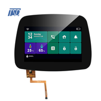 Grado automotriz 1280x768 Resolución 7 ''7 pulgadas IPS MIPI USB I2C Interfaz LCD Pantalla táctil para Scooter EV Bike