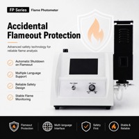 Fotómetro de Llama Digital Serie FP, Fotómetro de Llama para K, Na, Li, Ca, Ba, con Pantalla Táctil de 7 Pulgadas, para Análisis de Concentración de Elementos en GLP