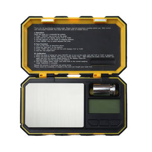 휴대용 200g/0.01g 20g/0.001g 미니 포켓 저울 식품 허브 보석 곡물 충격 방지 케이스 전원 케이블 배터리 금 탐지 - Product Image 5