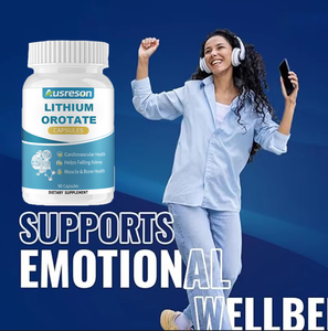 Capsule di Orotato di Litio Organico Ausreson 5mg Integratore per la Salute del Cervello Supporta l'Umore Sano Capsule di Orotato di Litio - Product Image 2