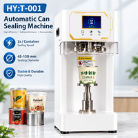 Scelleuse automatique de boîtes de conserve commerciale HY:T-001, diamètre de scellage 45-130 mm, 250 W