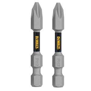   DWAF2PH2TG2 Juego de 2 Puntas de Impacto PH2 ToughGrip de 50 mm - Product Image 1