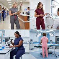 Ensembles d'uniformes médicaux et d'infirmières en gros – Tenues extensibles pour femmes, idéales pour les professionnels de la santé et du soin