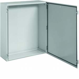 FL128A Personalizzabile con armadio in acciaio Hagers da parete con porta liscia H950 W800 D300 Orion Plus - Product Image 1