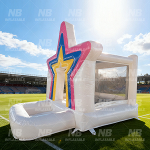 White Star Commercial Grade PVC Inflatable Castle <b>Small</b> House for Toddlers Playground Bouncing Inflatable House Commercia - Product Image 2