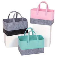 Panier à linge pliable en feutre non tissé avec poignées, grande capacité, durable, carré, pour jouets et vêtements sales – Tendance 2025, vente en gros