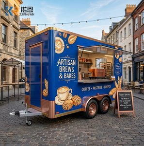Camion de restauration professionnel directement de l'usine, remorque de traiteur au design moderne, remorque à tacos et burritos mexicains - Product Image 1