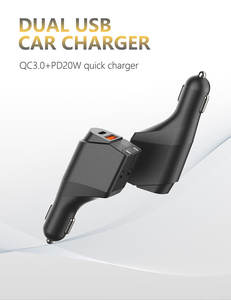 Cargador de Coche Multifunción USB-C 2.0 a Prueba de Fuego con Certificación ETL FCC <span class=keywords><strong>VI</strong></span>, Carga Rápida QC3.0 de 20W, Protección OVF para Teléfonos Móviles - Product Image 5