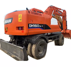 Doosan-excavadora de ruedas dh150w-7, original, de segunda mano, en buen estado, dh150w - Product Image 4