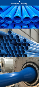 Venta directa de fábrica Precio competitivo <span class=keywords><strong>110</strong></span> 125mm Tubería de suministro de agua subterránea Tubería de <span class=keywords><strong>PVC</strong></span> O - Product Image 6